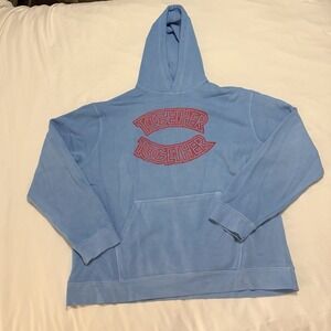 Harry Styles Together Together Tour Hoodie Blue Mens Size L NYC MSG 2023 Merch